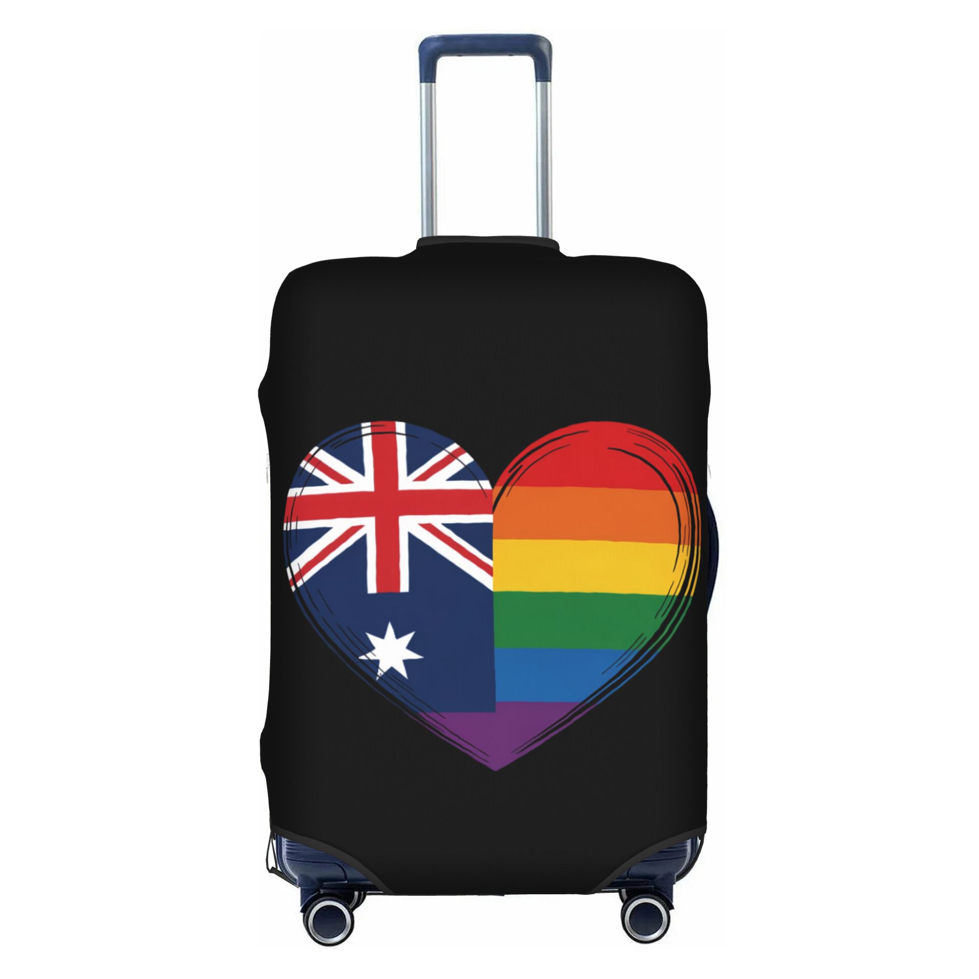 Travel Accessories Australia - Чехол для чемодана с изображением сердца