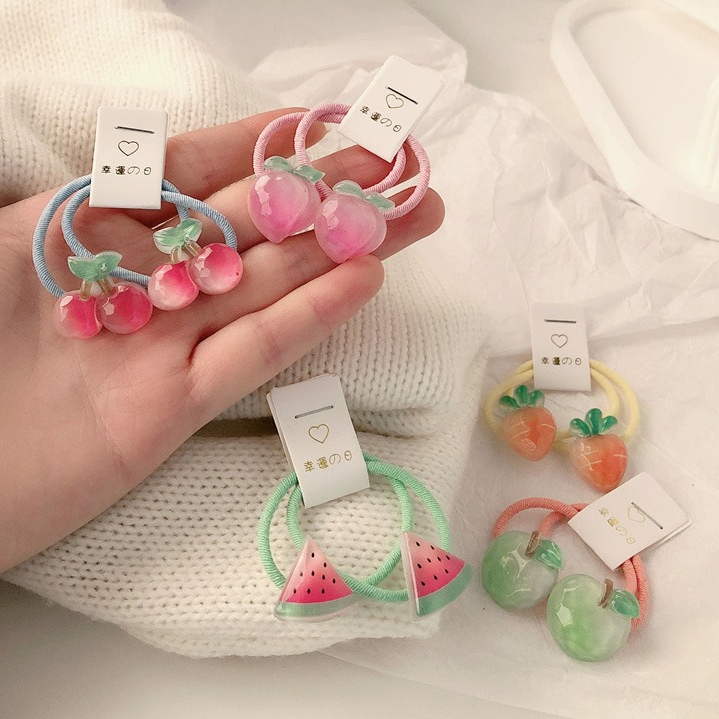 Travel Accessories For Toddlers - Детские резинки для волос с морковью,