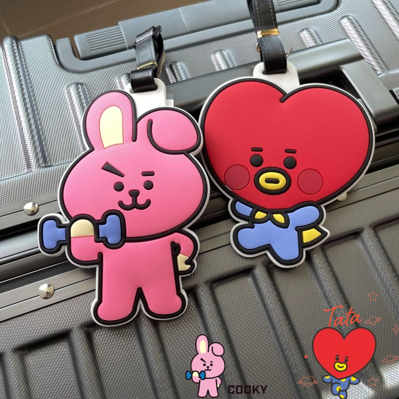 Travel Accessories To Gift - Милый брелок BT21 с персонажами мультфильмов,