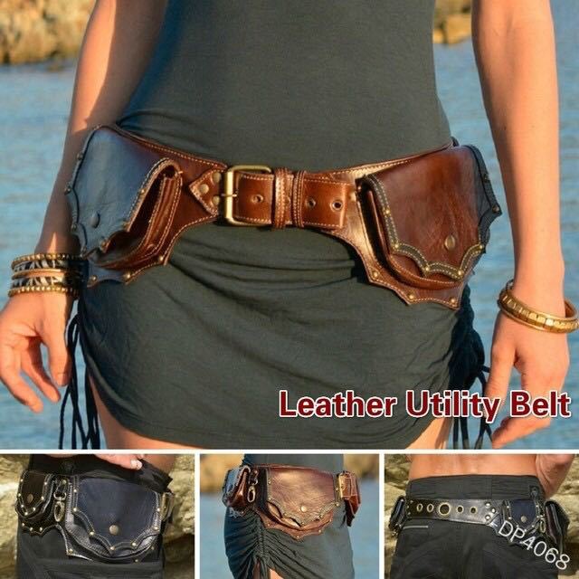 Travel Accessories Hip Belt - Кожаный Универсальный поясной ремень в стиле