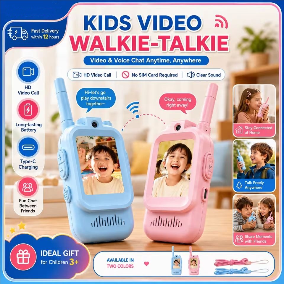 Travel Accessories For Toddlers - Видеорации для детей, 2 шт., перезаряжаемые,