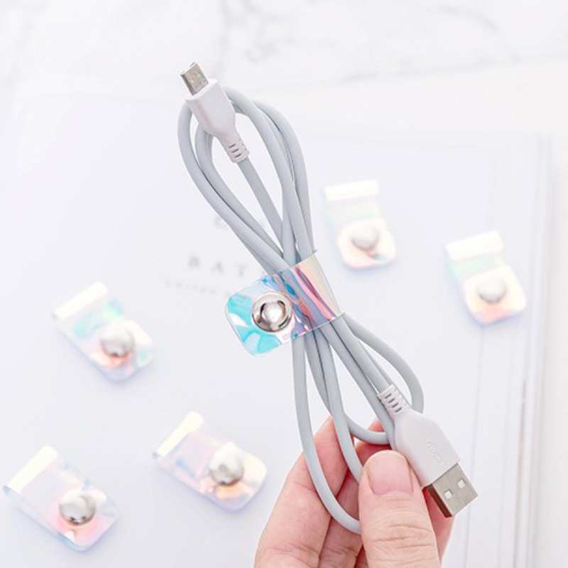 Cable Organizer Travel - 5 шт. INS лазерный ПВХ-органайзер для