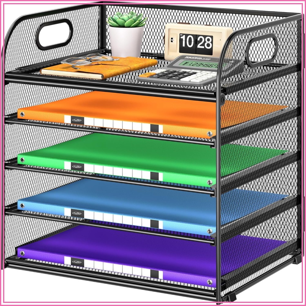 Document Organizer Folder - 5-уровневый сетчатый органайзер для бумаг с