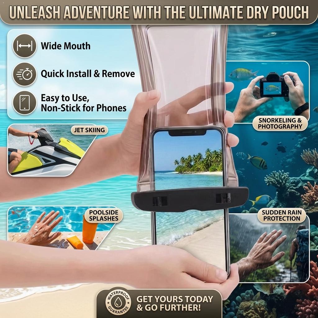 Travel Accessories Iphone - Прозрачный водонепроницаемый чехол-сумка для телефона для