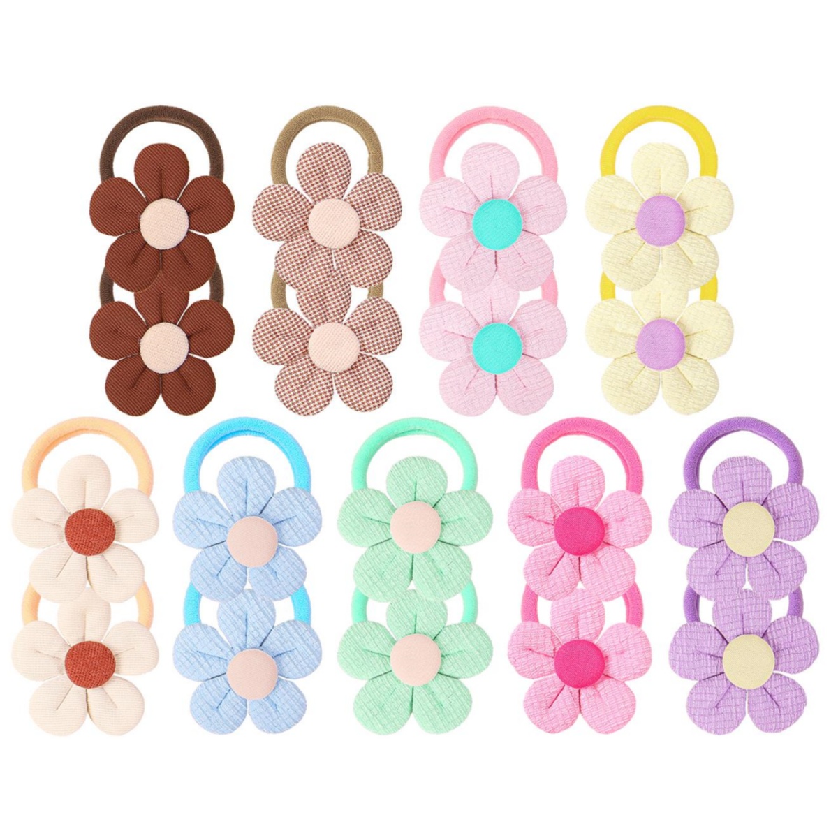Travel Accessories Girls - 18 шт., резинки для волос с