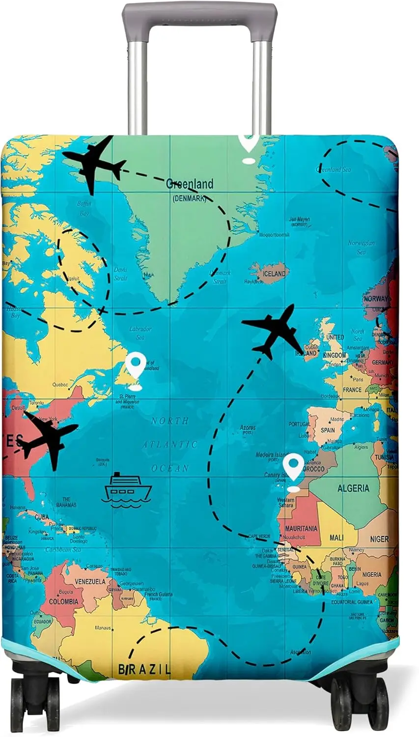Travel Related Accessories - Чехол для чемодана с навигационным рисунком