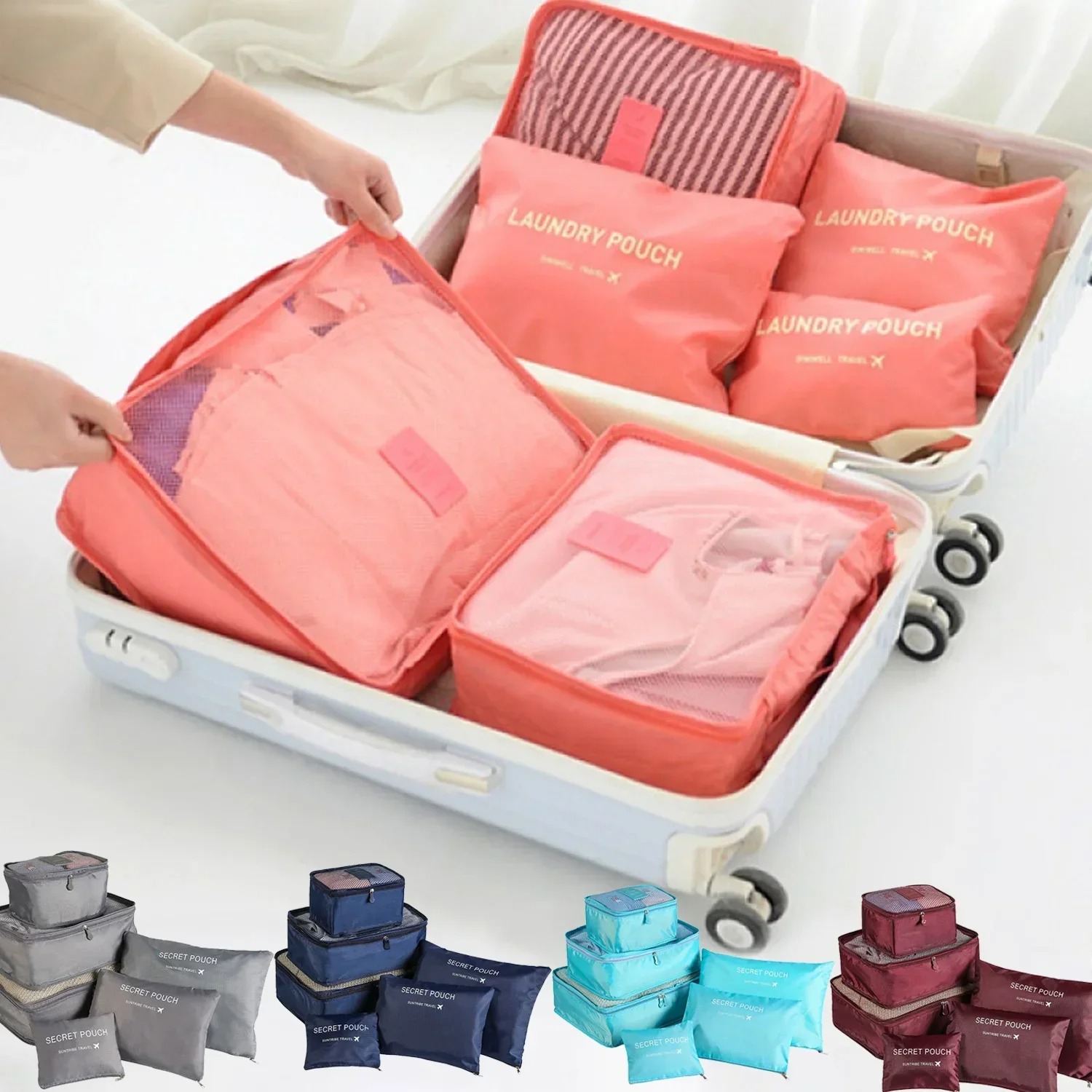 Travel Accessories Kit Bag - Набор из 6 дорожных сумок для