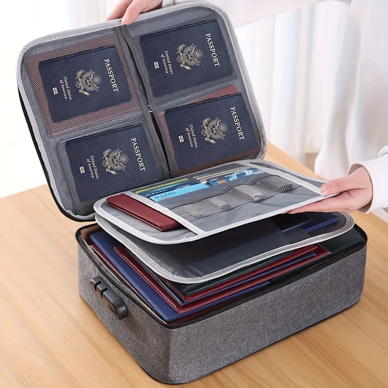 Запираемая сумка для хранения  – обзор и цена Document Organizer Folder