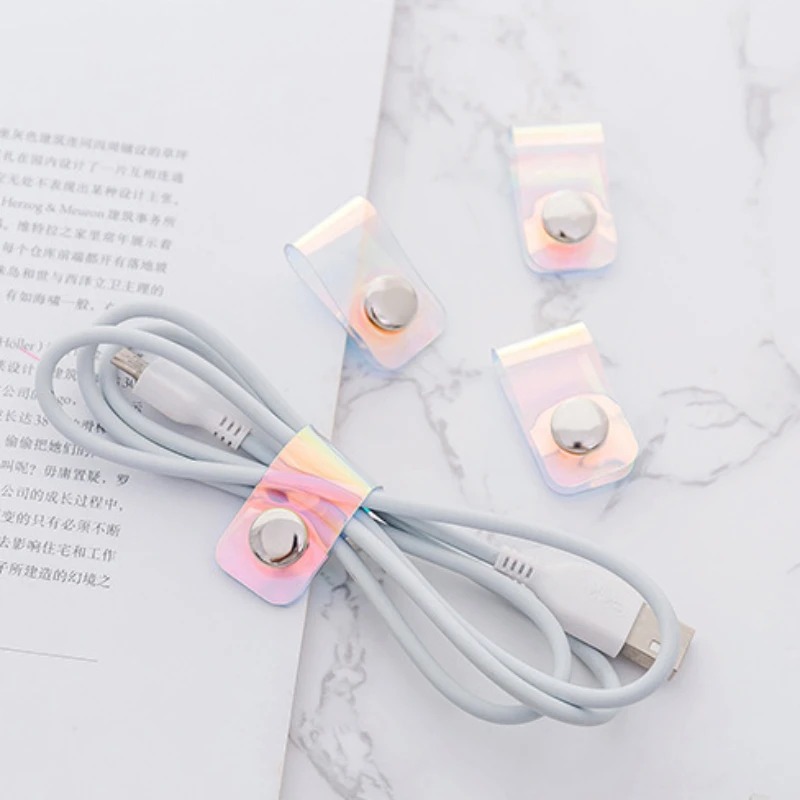 5 шт. INS лазерный ПВХ-органай – обзор и цена Cable Organizer Travel