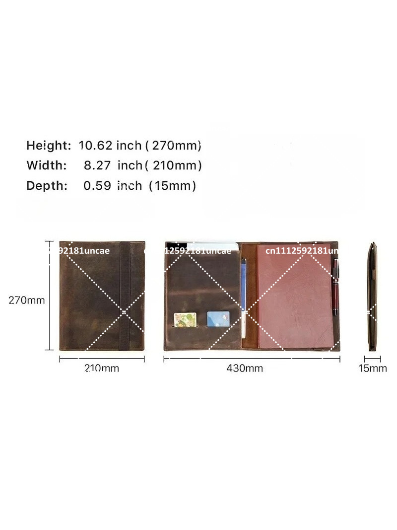 Кожаная папка-портфель B5 в ст – обзор и цена Document Organizer Folder