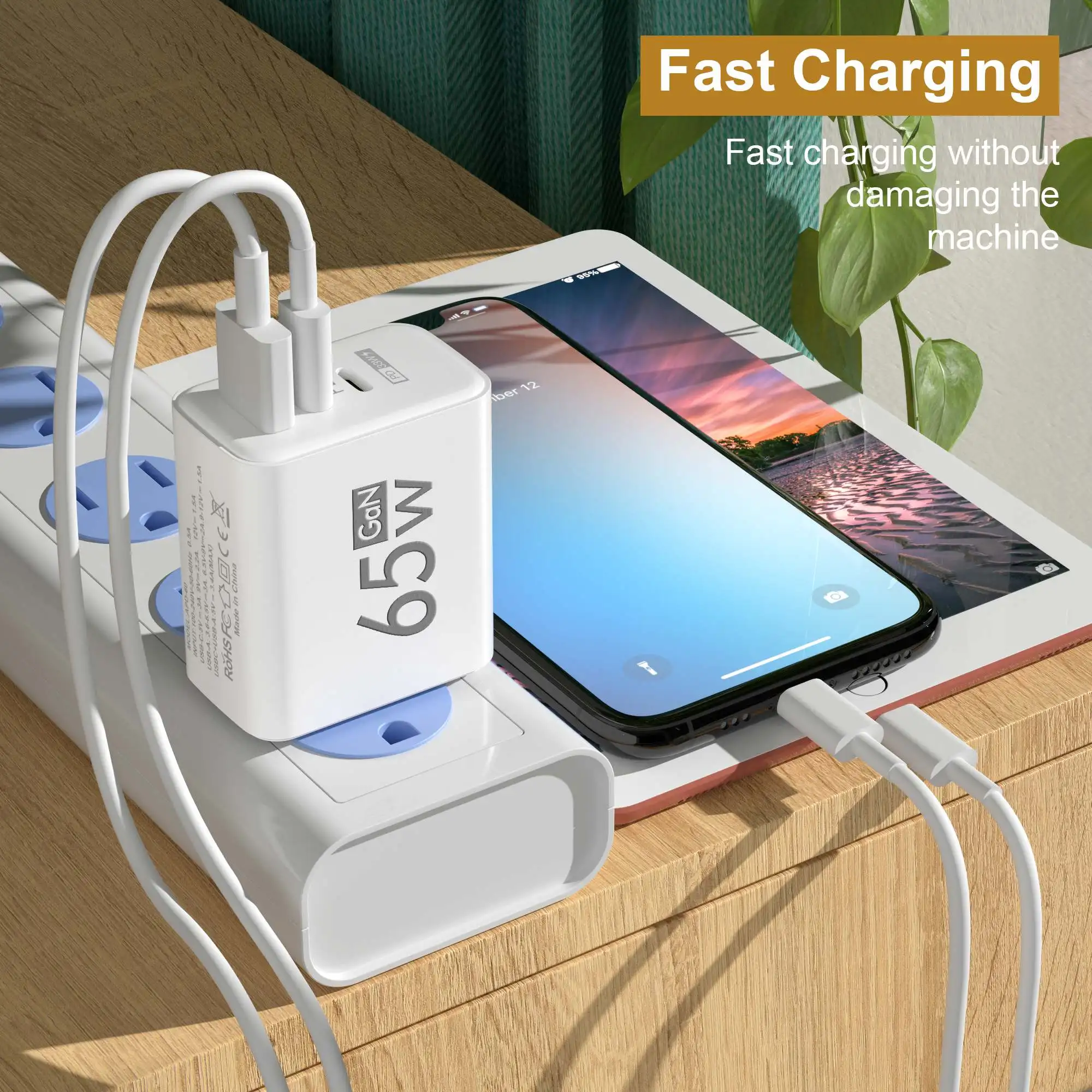 Складное 3-портовое настенное  – обзор и цена Travel Accessories Iphone